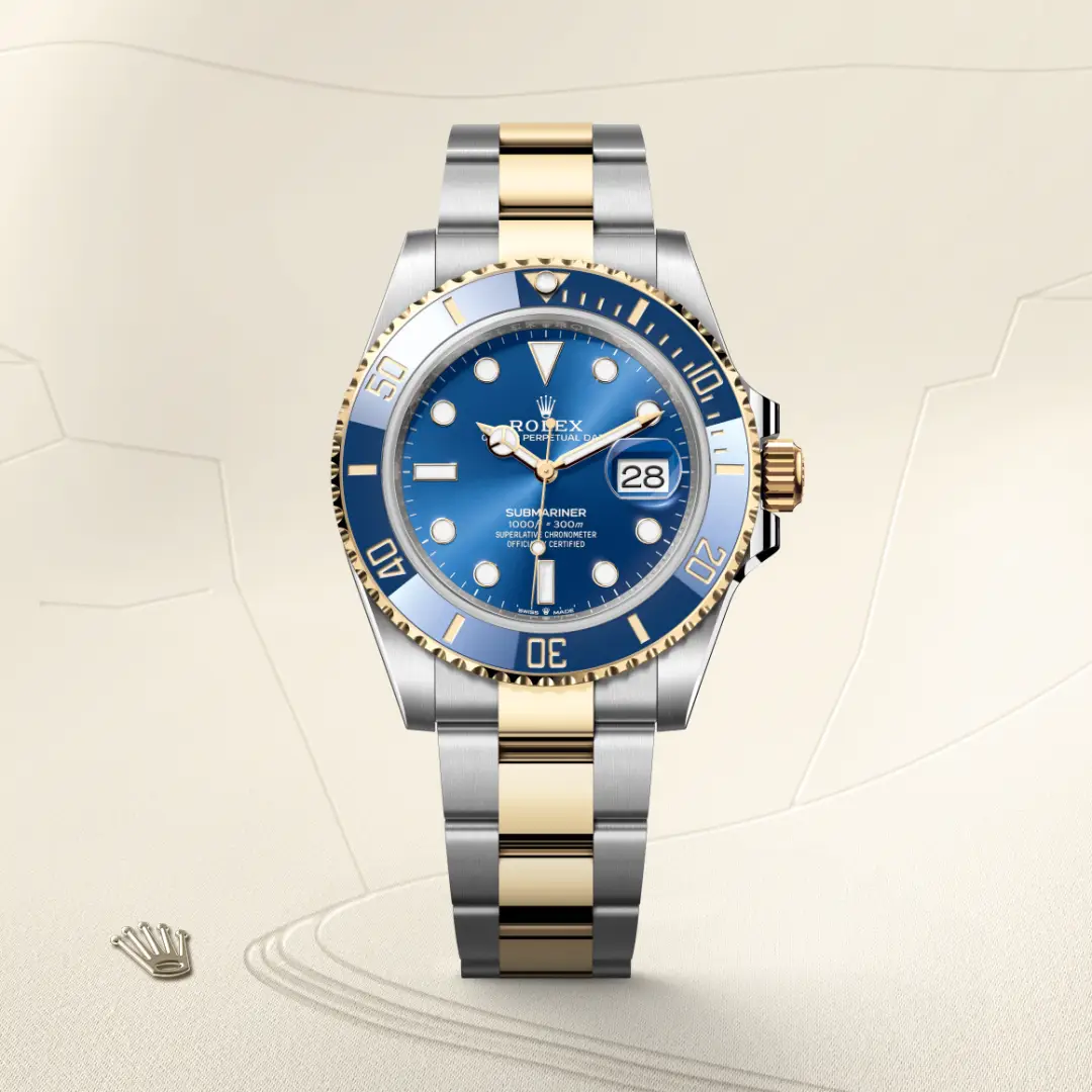 Rolex Submariner aço e ouro, M126613LB-0002 | Dryzun Joias